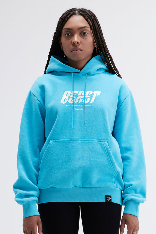 SHREDDER PULLOVER HOODIE - ELECTRIC BLUE